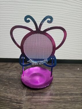 Claire's Y2K Iridescent "Angel Baby" Butterfly Earring Holder
